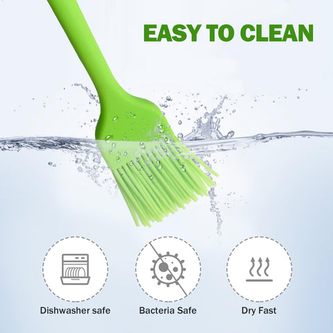 Craebuer silicone brush with non-slip handle for grip.