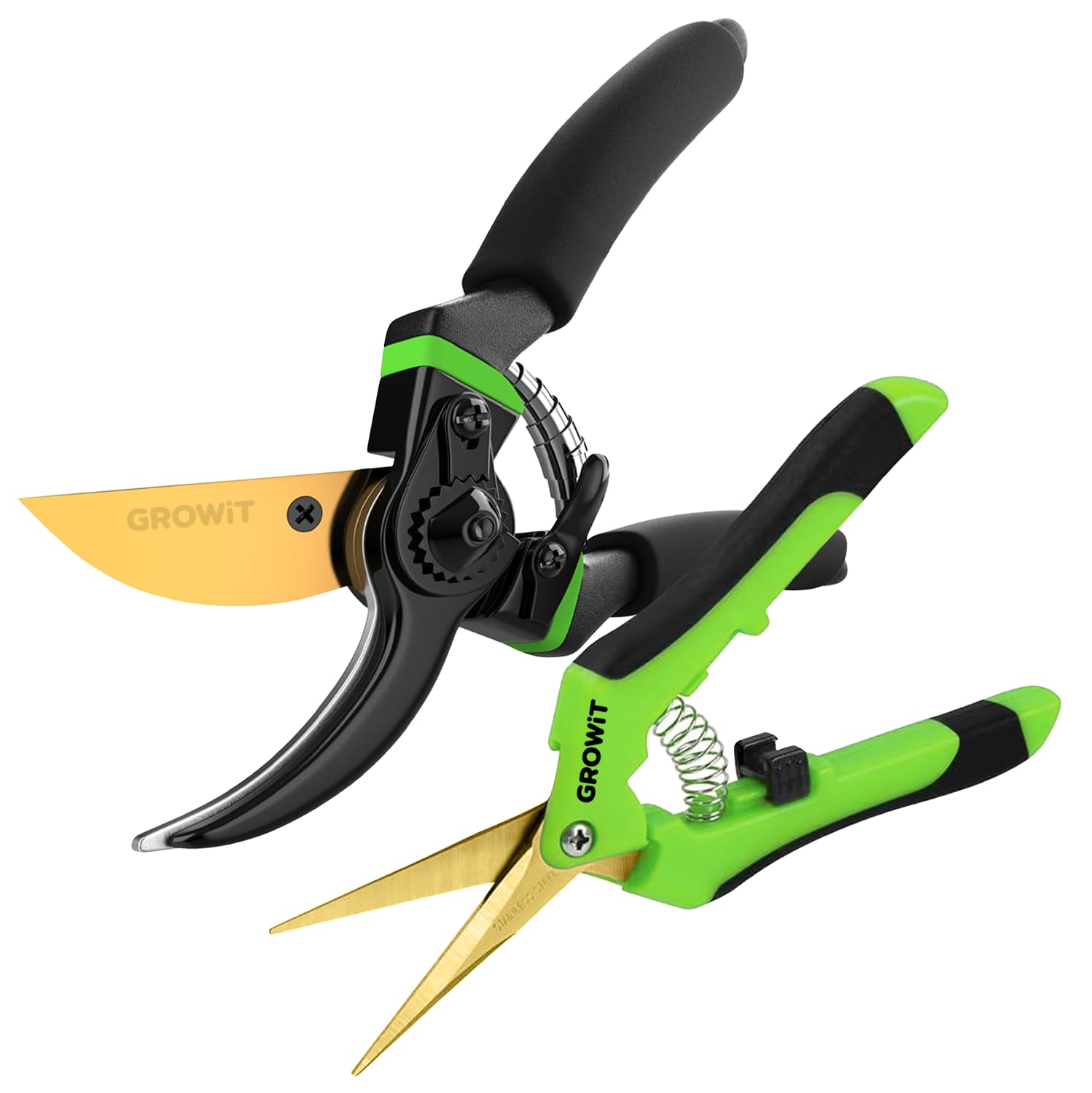 Craft911 8.5-inch bypass pruning shears with titanium coating for effortless cuts.