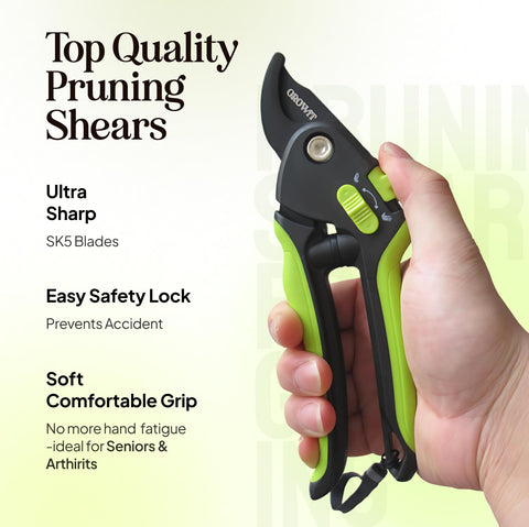 Craft911 arthritis-friendly garden clipper with soft grip for comfortable use