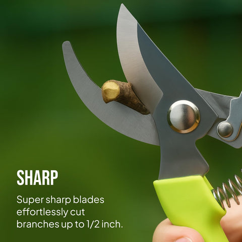 Craft911 garden clippers feature ergonomic handles for comfortable daily use.