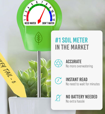 Craft911 GrowIt probe inserted into soil for precise watering cues