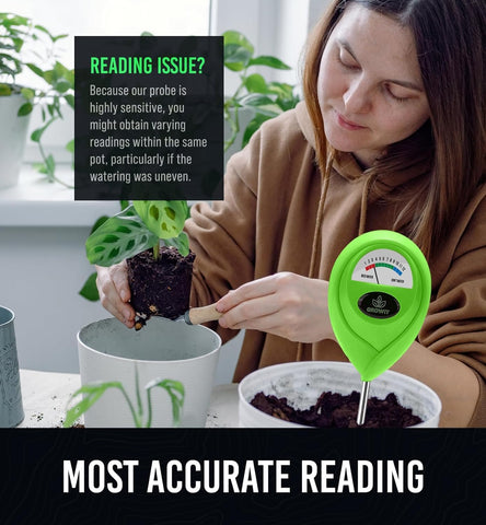 Craft911 GROWIT single-probe meter simplifies watering with easy readings.