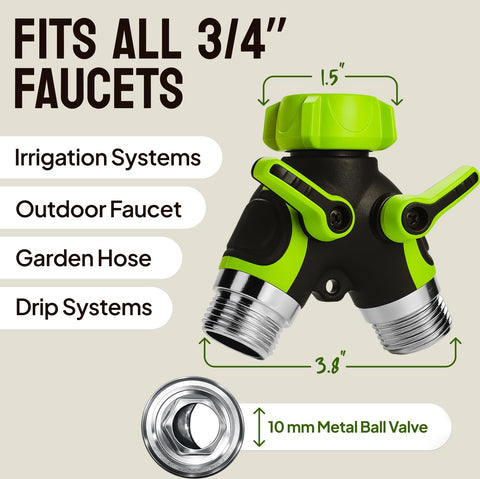 Craft911 LIME dual-control handles enable smooth water flow adjustments.
