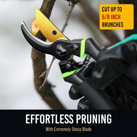 Craft911 pruning shears in garden usage with a comfortable grip during pruning