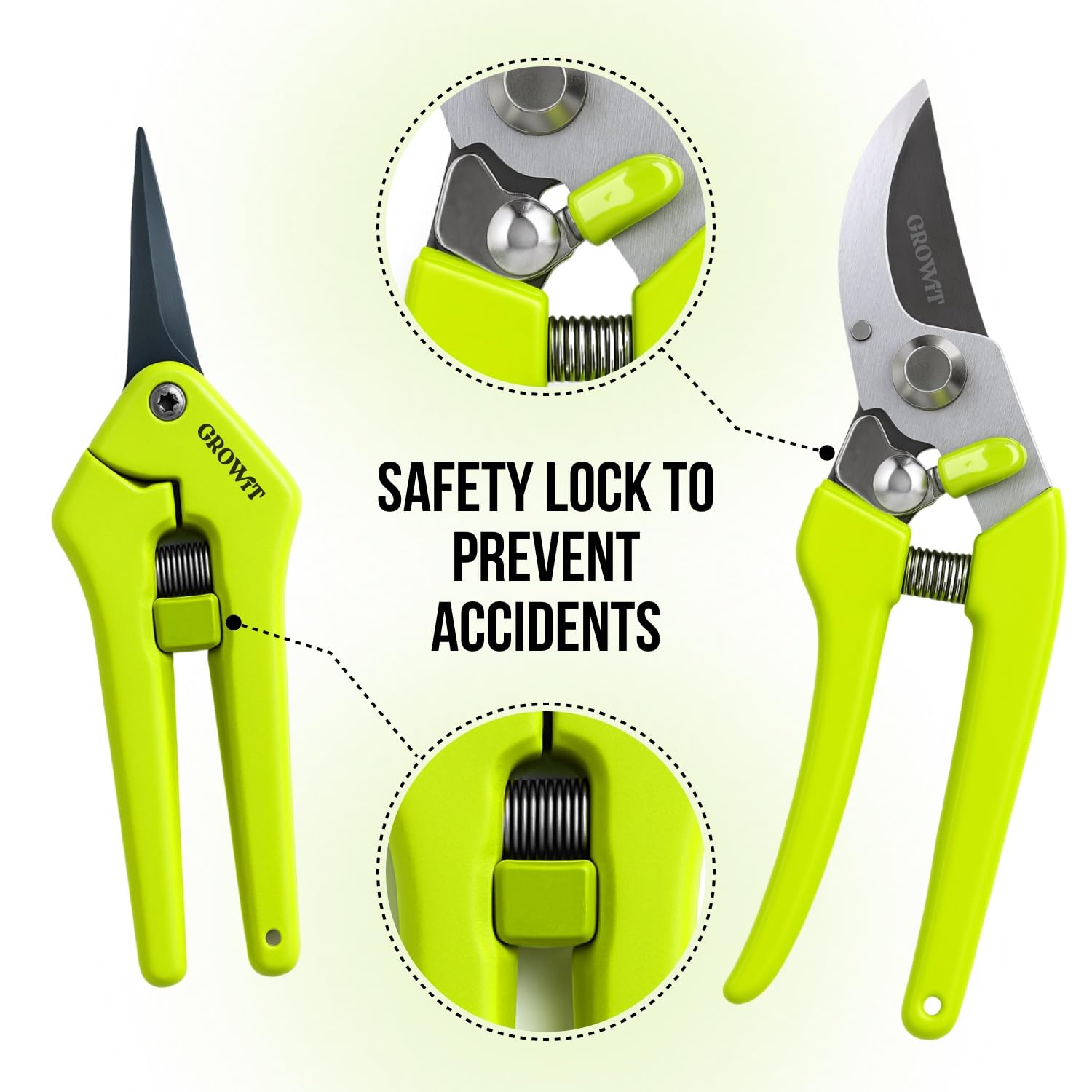 Craft911 pruners designed for seniors with non-slip grip in wet conditions.