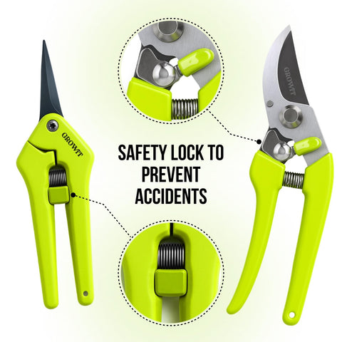 Craft911 pruners designed for seniors with non-slip grip in wet conditions.
