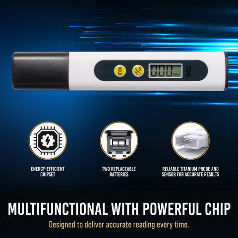 Craft911 TDS Meter measuring water in real-life conditions for accuracy.