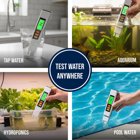 Craft911 user-friendly handheld device for rapid water readings.