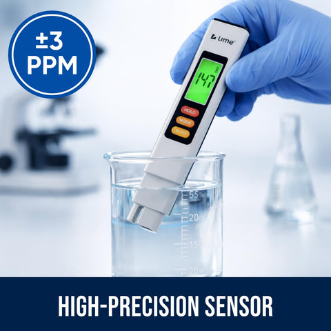 Craft911 TDS meter with auto-lock for easy results.