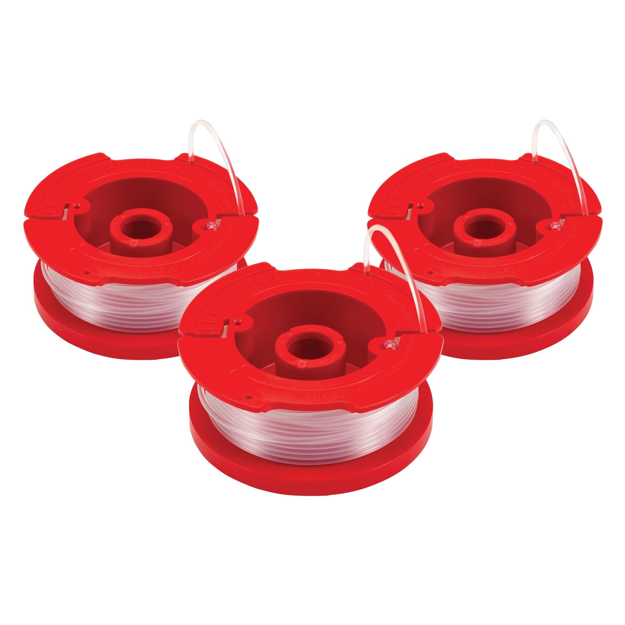 CRAFTSMAN 0.065in trimmer line spool front view for quick replacement