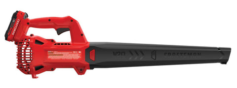 Craftsman 20V blower with nozzle scraper boosts debris removal