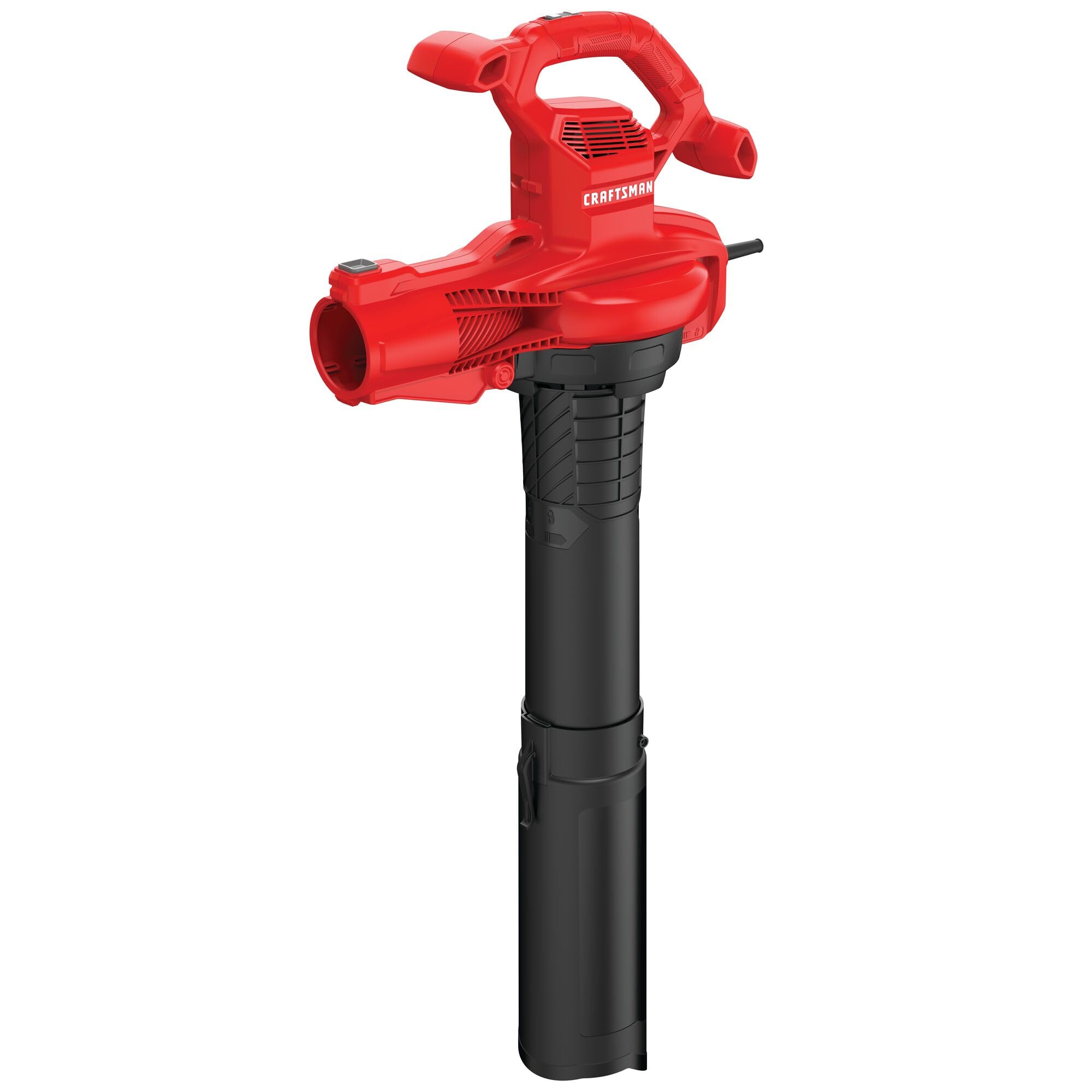 CRAFTSMAN 3-in-1 bag opening wide-mouth for easy debris disposal.