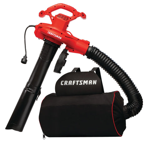 CRAFTSMAN 3-in-1 leaf blower front view for quick yard cleanup and easy reach.