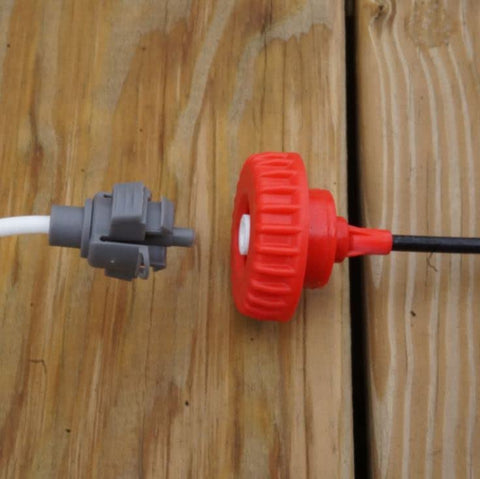 CRAFTSMAN adjustable nozzle switches between stream and cone.