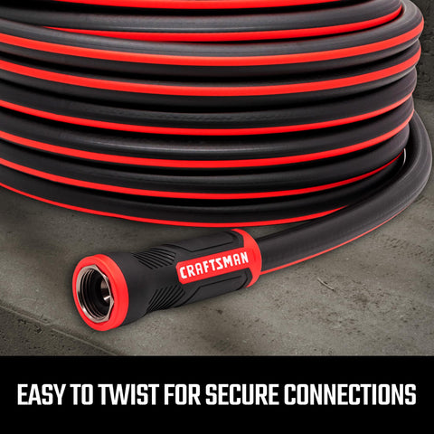 Craftsman anodized aluminum couplings resist crushing for secure connections.