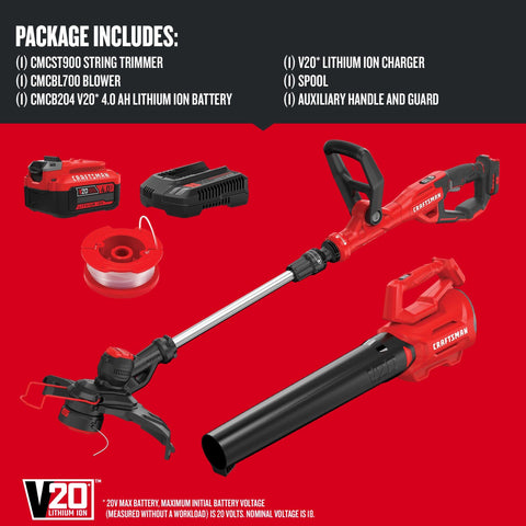 CRAFTSMAN Axial Blower delivers 340 CFM and 90 MPH for fast cleanup