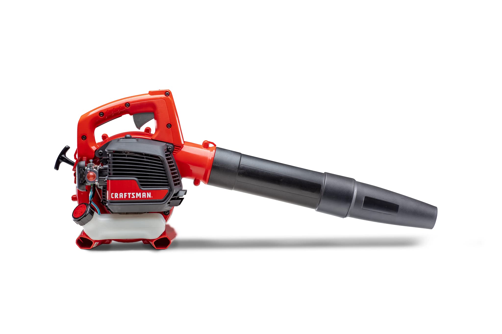Craftsman B2000 extended nozzle with scraper clears stubborn leaves