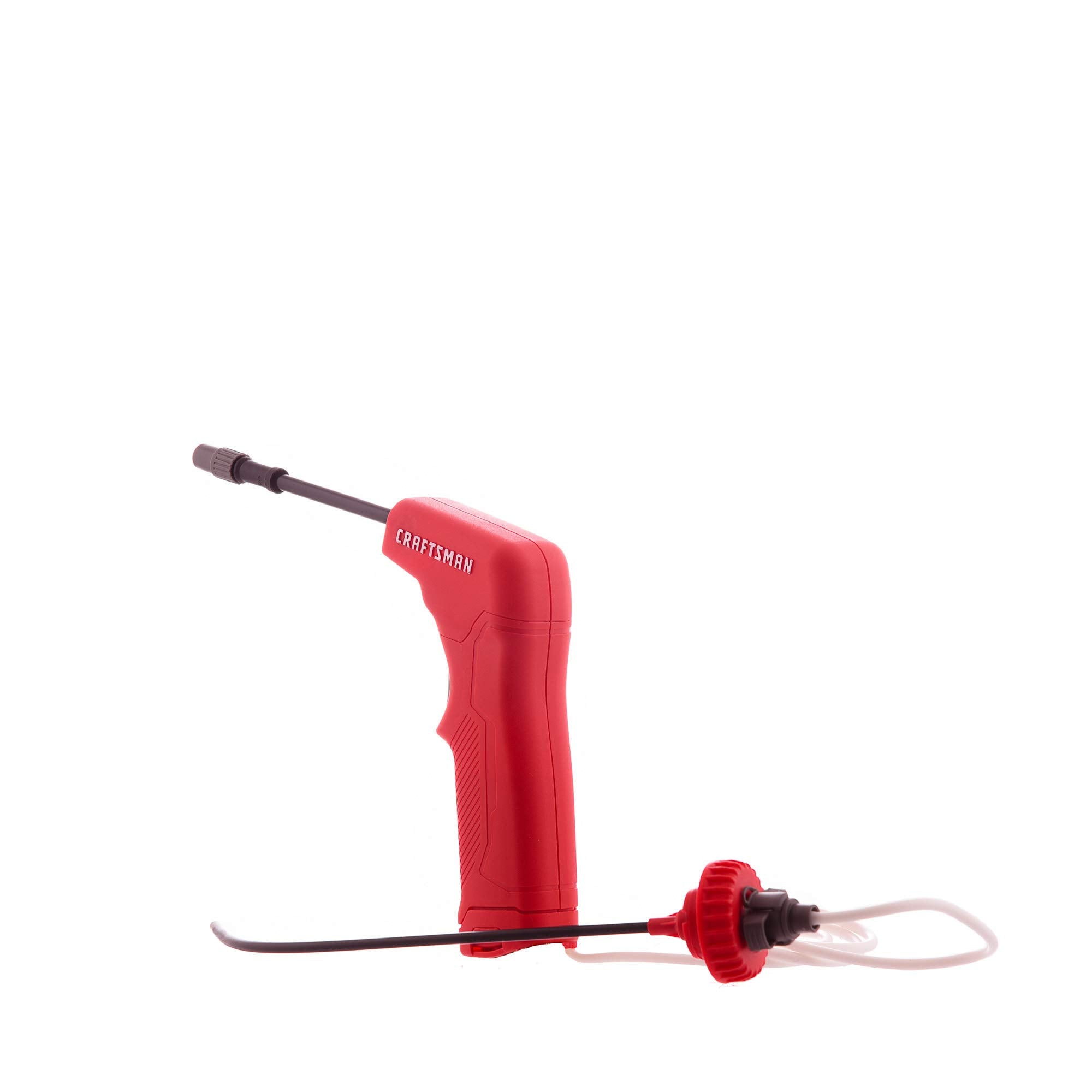 CRAFTSMAN battery-powered sprayer wand ready for quick garden spraying.