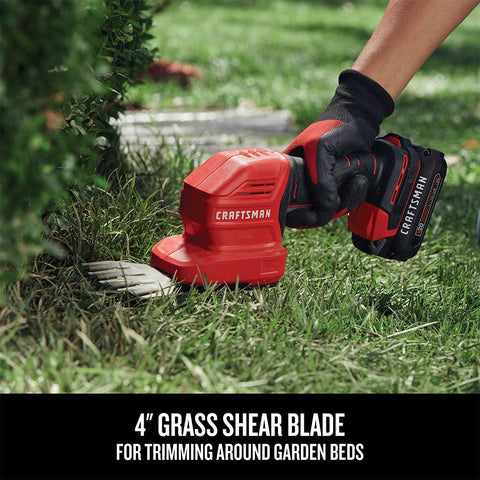 Craftsman CMCSS800 shrubber blade for clean hedge lines.