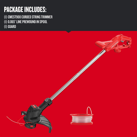 Craftsman CMEST900 edger edge guide helps achieve clean, precise borders