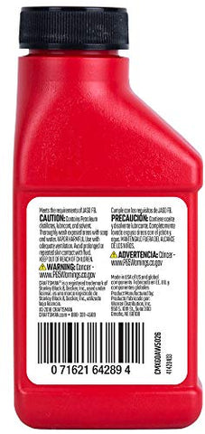Craftsman universal 2-cycle oil case of 12 shows bulk maintenance convenience