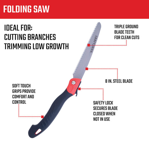 Craftsman CMXMKIT0170 pruning set overview in a workshop