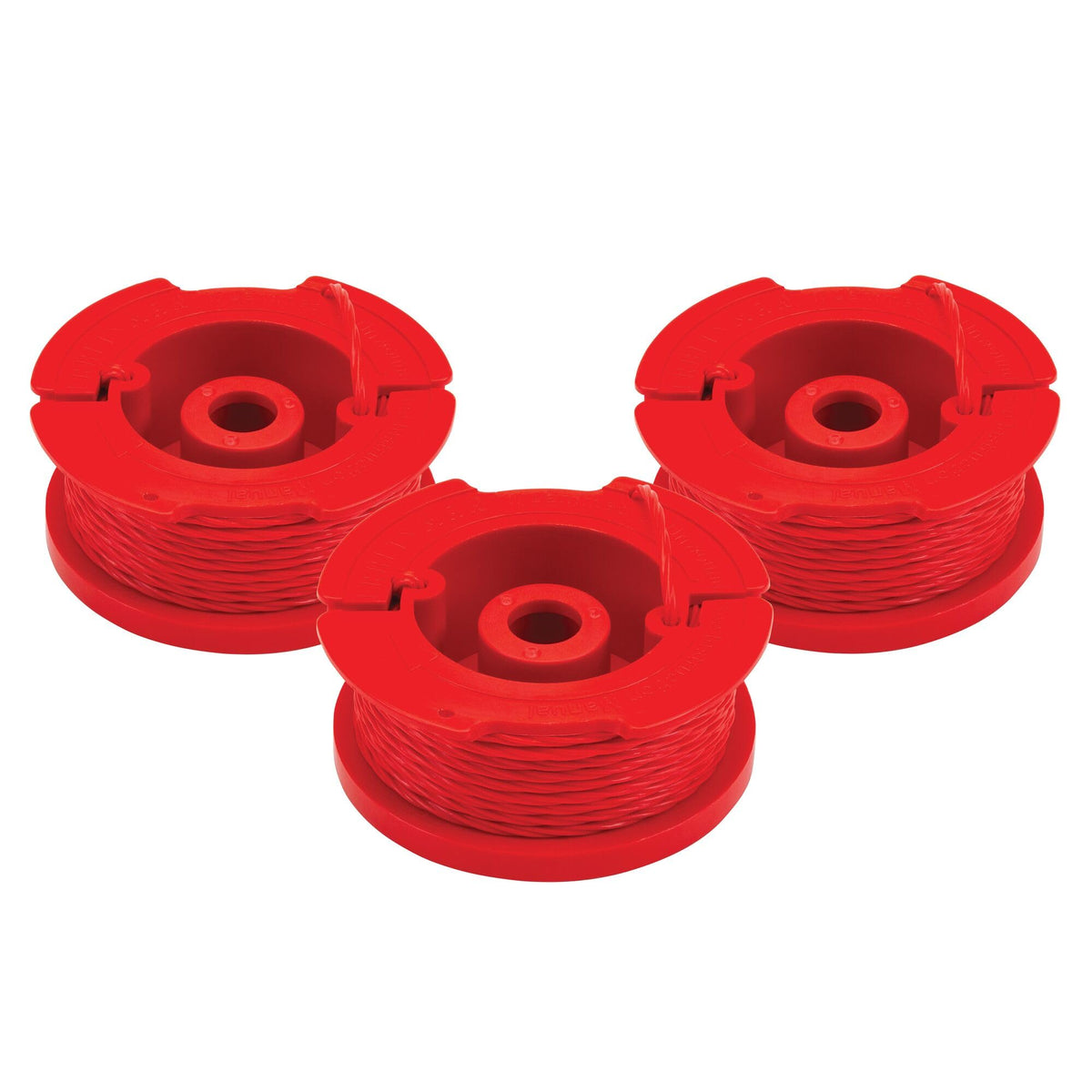 CRAFTSMAN twist-line spool 0.08 in, 3-pack for easy replacements.