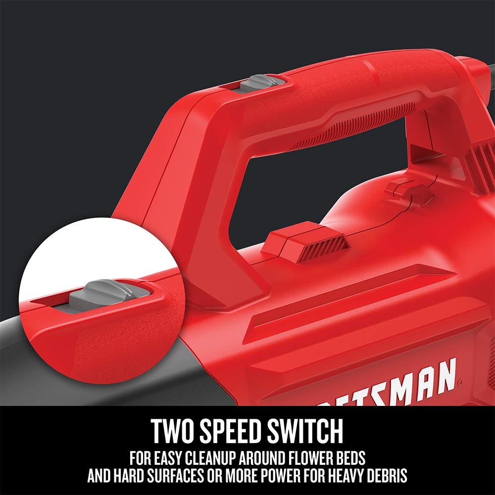 CRAFTSMAN integrated-scraper nozzle tackles stubborn wet debris.