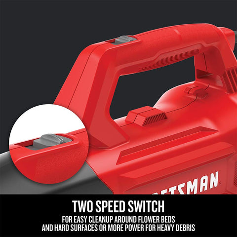 CRAFTSMAN integrated-scraper nozzle tackles stubborn wet debris.