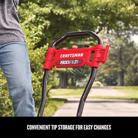 Craftsman CMEPW1900 turbo nozzle attachment ready for tough grime.