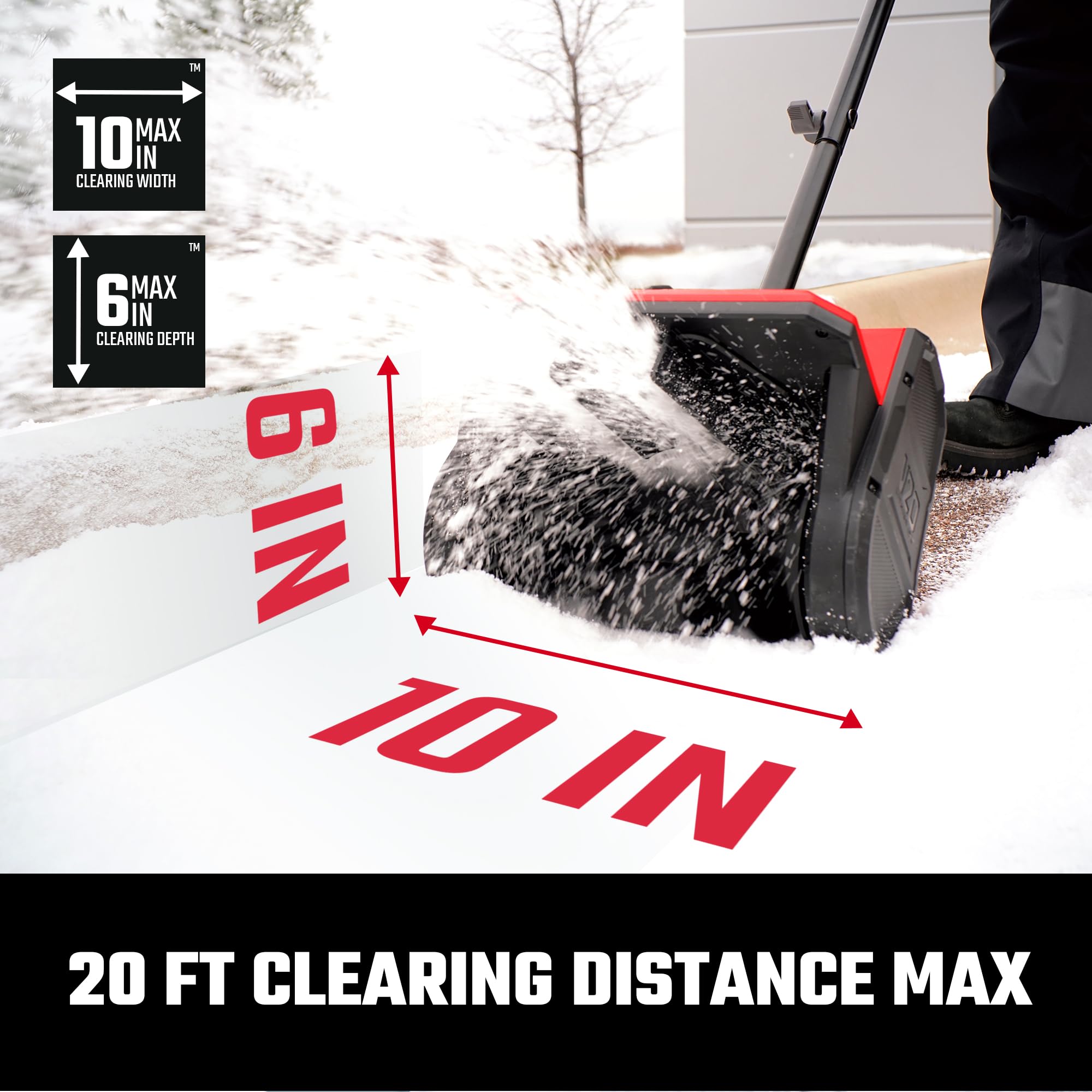 Craftsman dual-handle ergonomic design reduces strain during use.