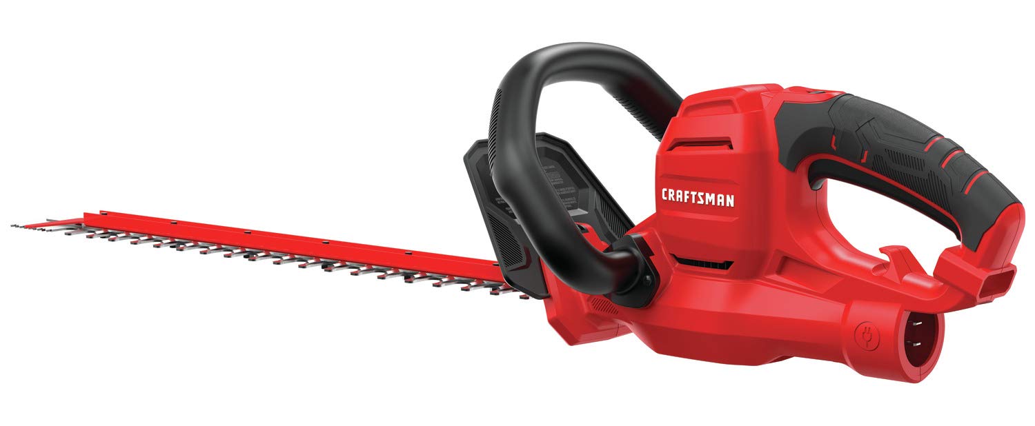 Craftsman hedge trimmer 22in dual-action blades for precise trimming