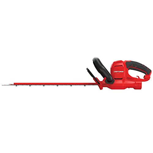 Craftsman hedge trimmer 22in with full bale handle for comfortable maneuverability