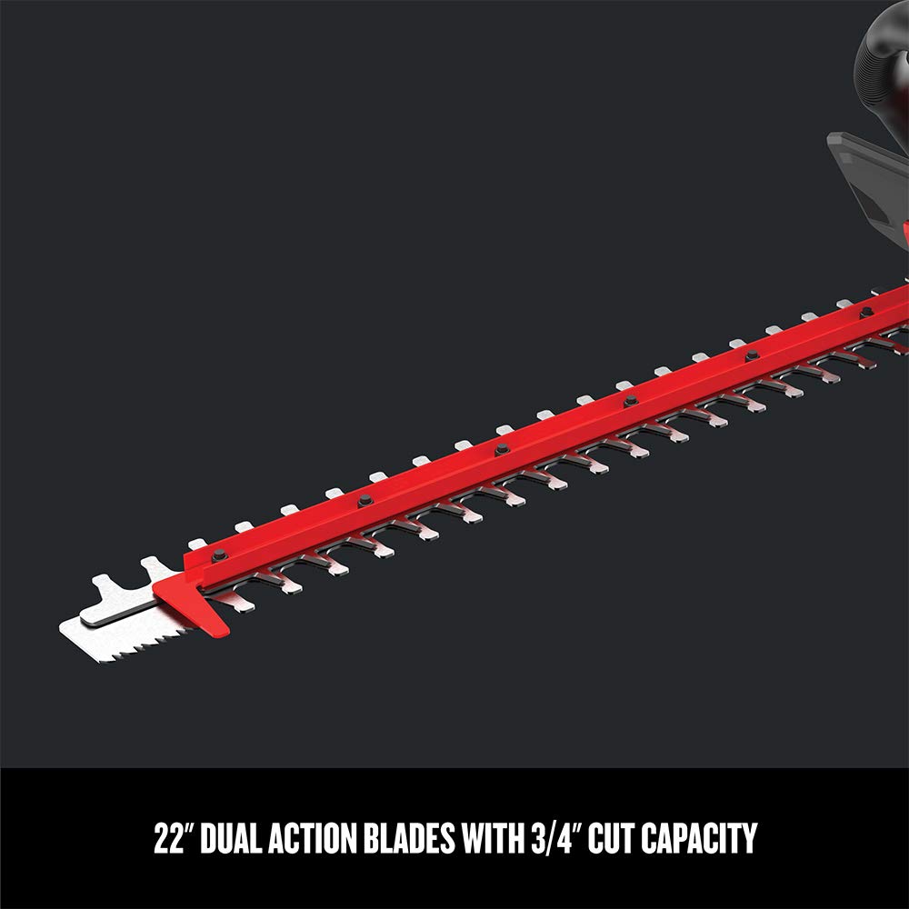 Craftsman hedge trimmer offers easy maneuverability for controlled shaping
