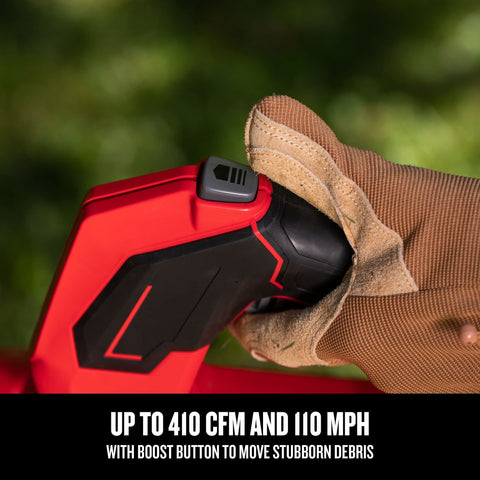 CRAFTSMAN Leaf Blower 110 MPH breeze for fast courtyard clearing