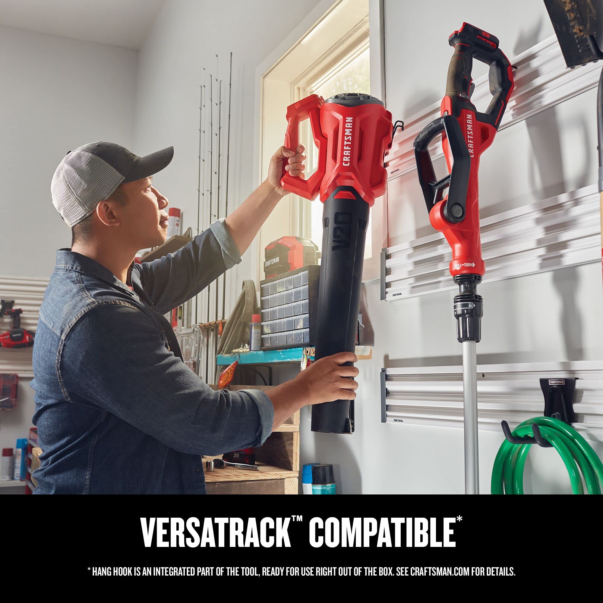 CRAFTSMAN Leaf Blower lightweight design reduces fatigue during yard work