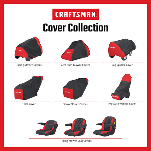 CRAFTSMAN outdoor equipment cover matching collection keeps gear cohesive outdoors.