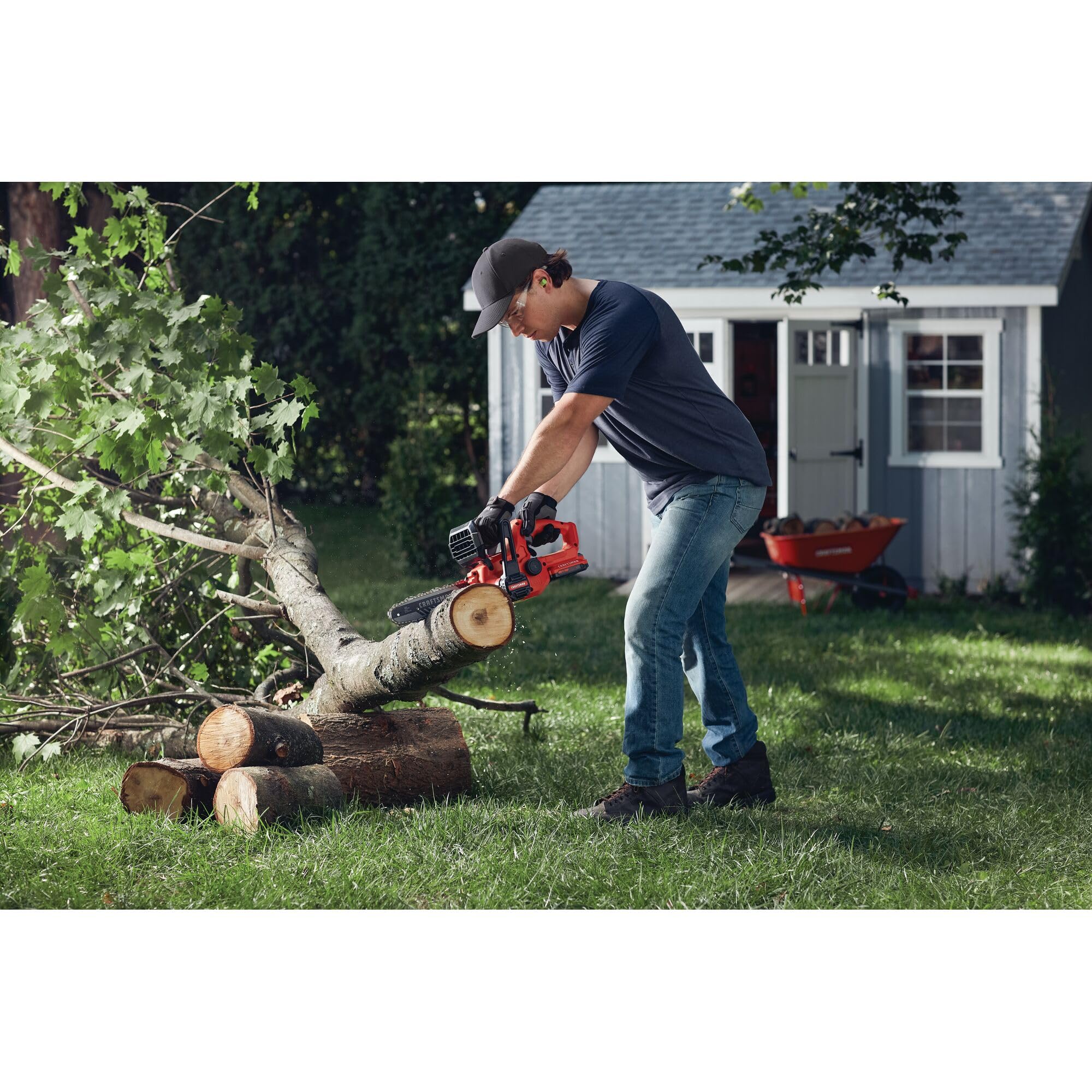 CRAFTSMAN V20 2.0Ah battery powers on-the-go cutting