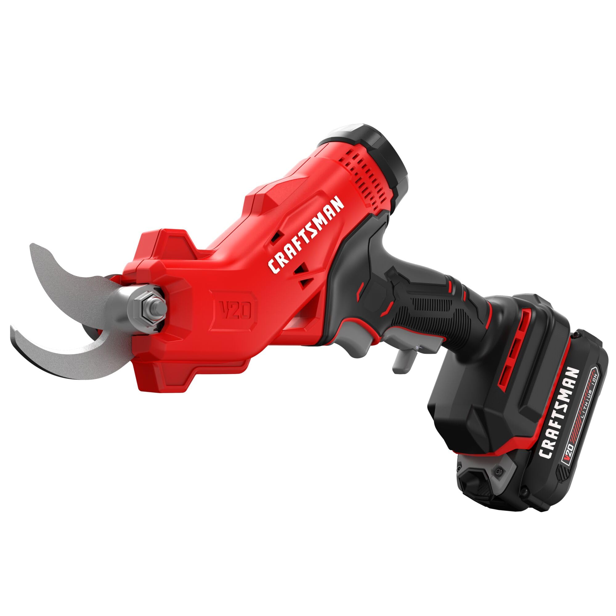 CRAFTSMAN V20 battery compatible with all outdoor tools in the lineup.