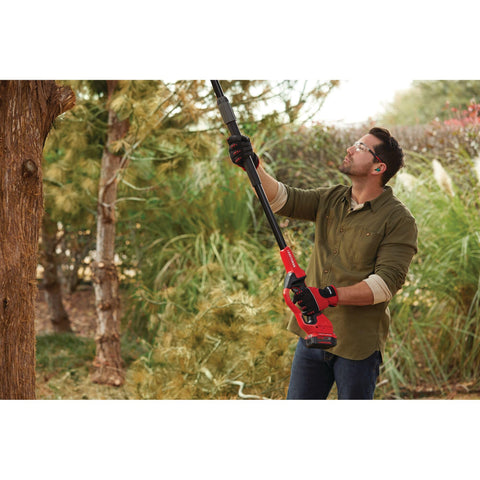 CRAFTSMAN V20 battery platform compatibility for outdoor tools.