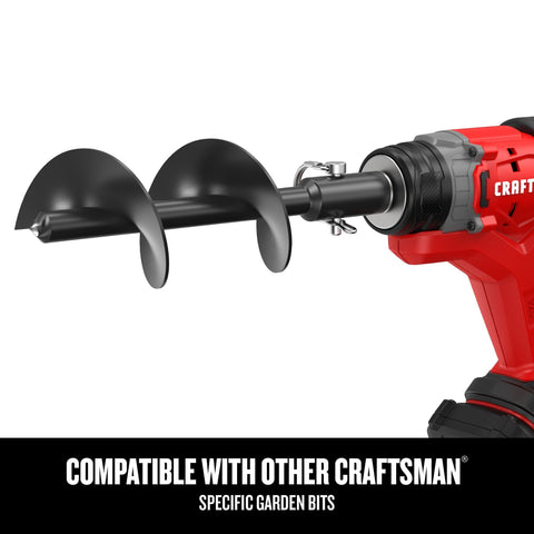 Craftsman V20 digging 3x faster compared to manual planter