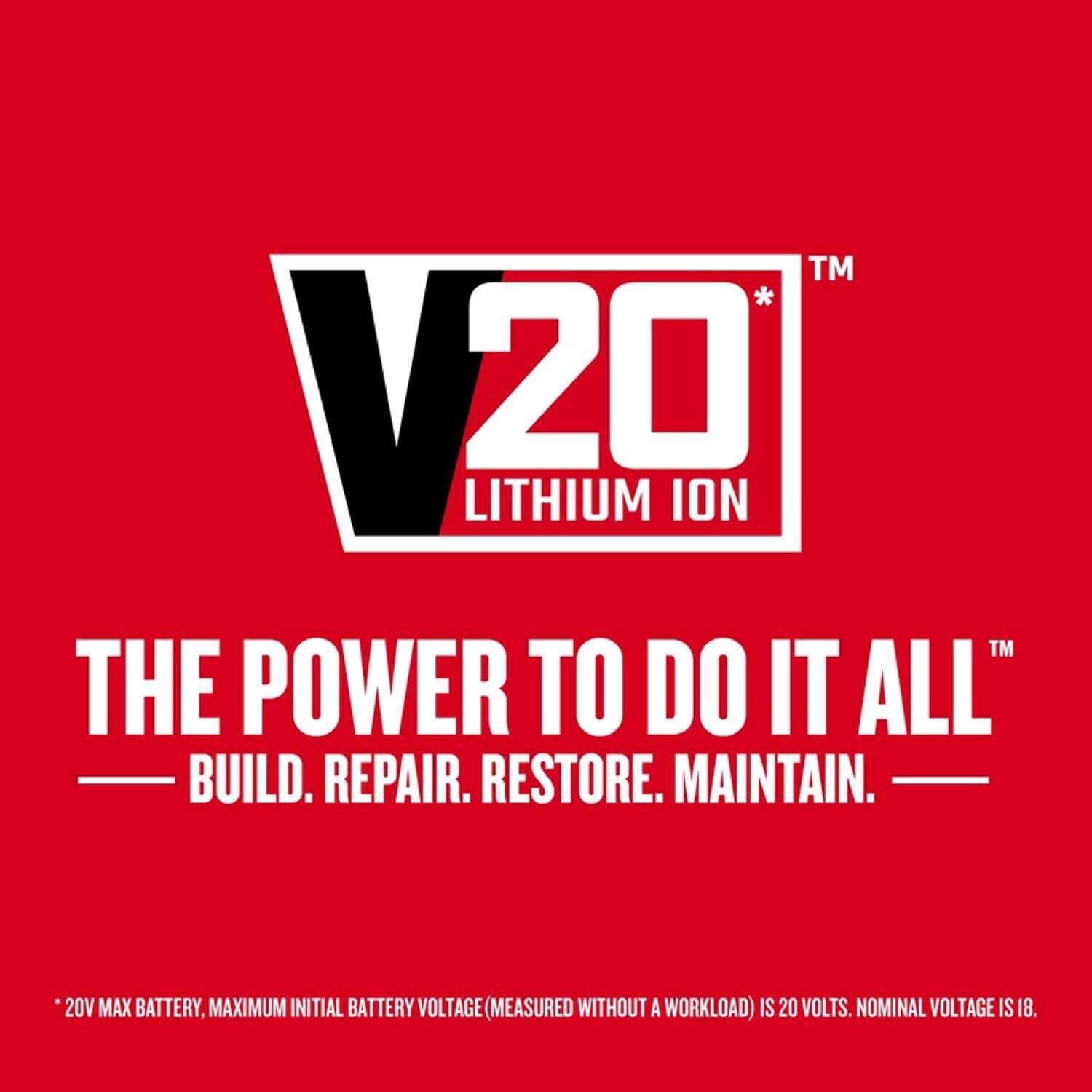 CRAFTSMAN V20 cuts branches up to 3/4 inch with ease