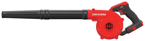 CRAFTSMAN V20 ergonomic handle supports steady control while blowing