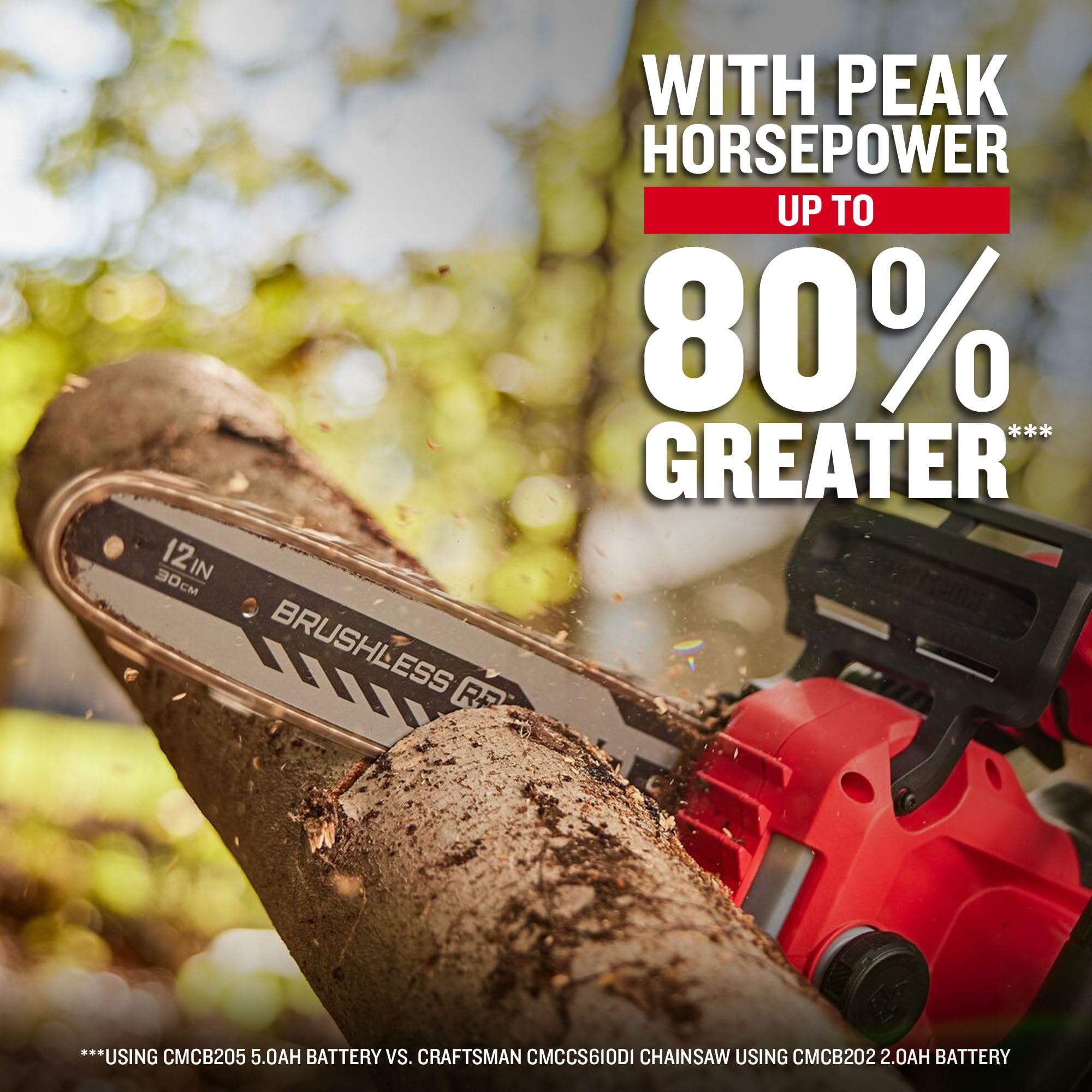 Auto-oiling feature keeps the chain lubricated for consistent cutting performance.
