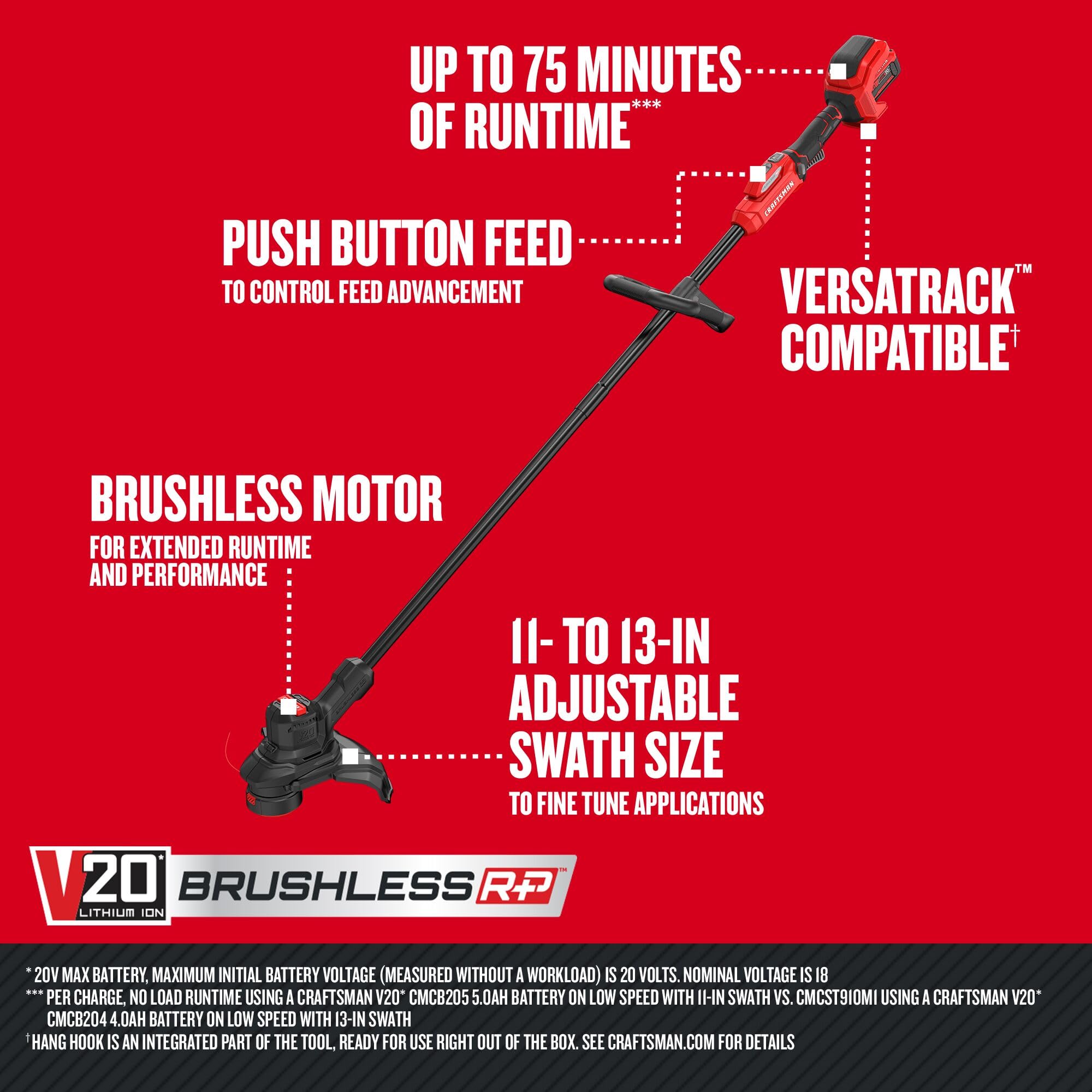 Craftsman V20 RP 5Ah battery supports extended runtime