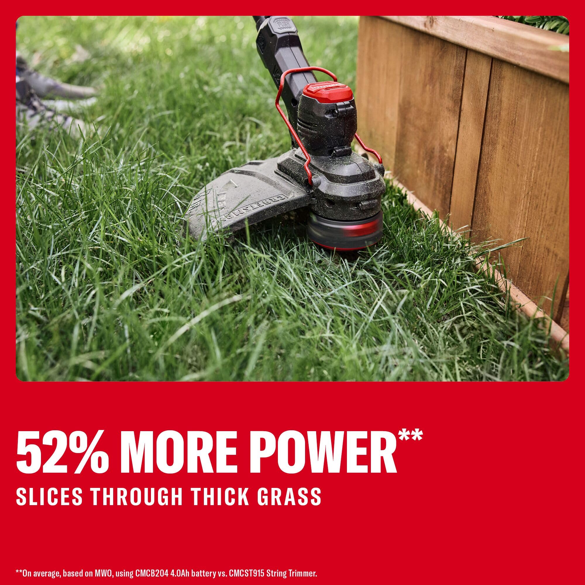 Craftsman V20 weed wacker Turn-To-Edge feature switching trimming and edging