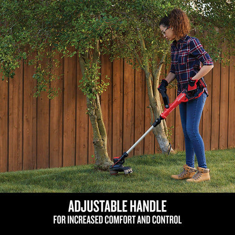 Craftsman V20 WeedWacker 13-in cutting swath for efficient coverage