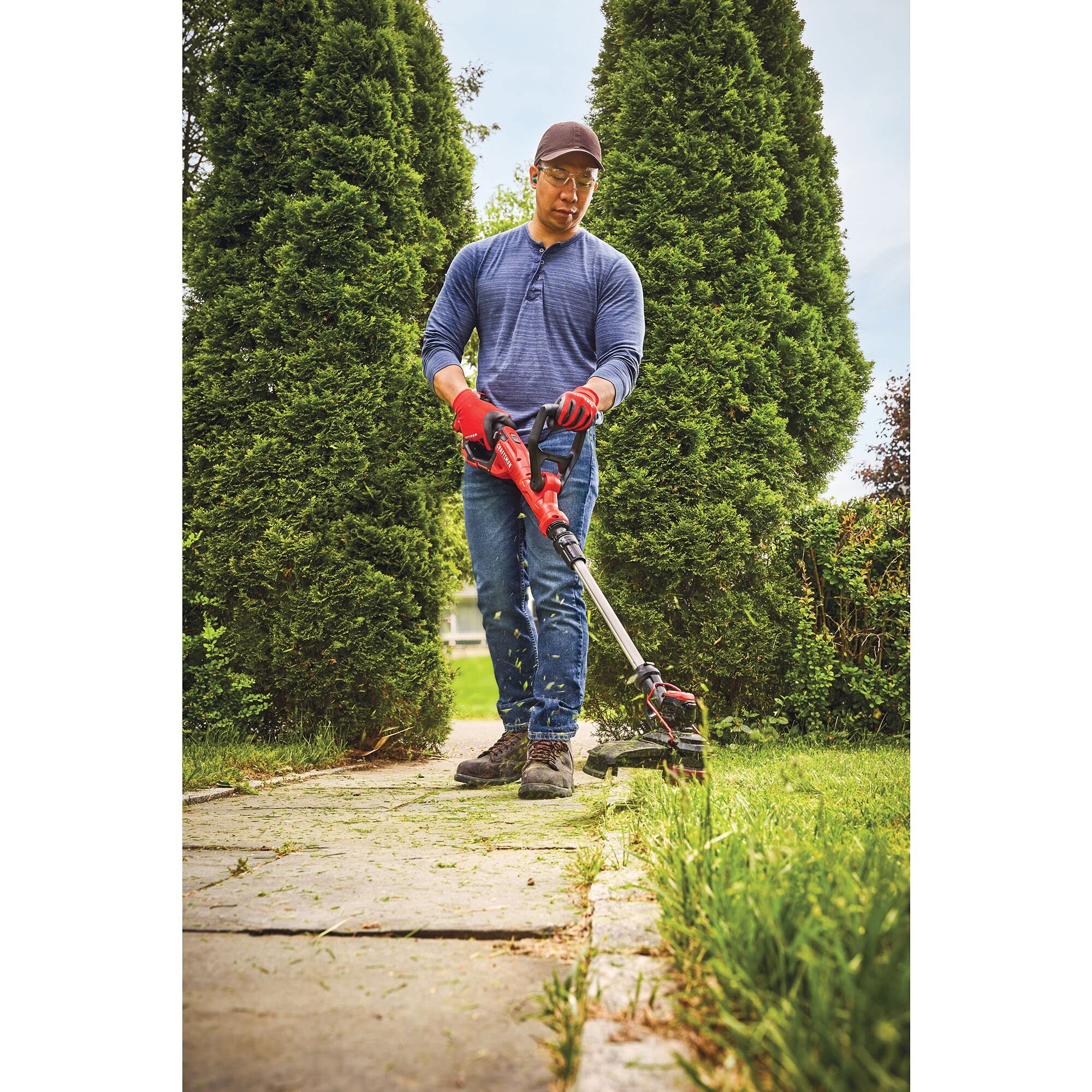 Craftsman V20 WeedWacker two speed settings balance power and runtime