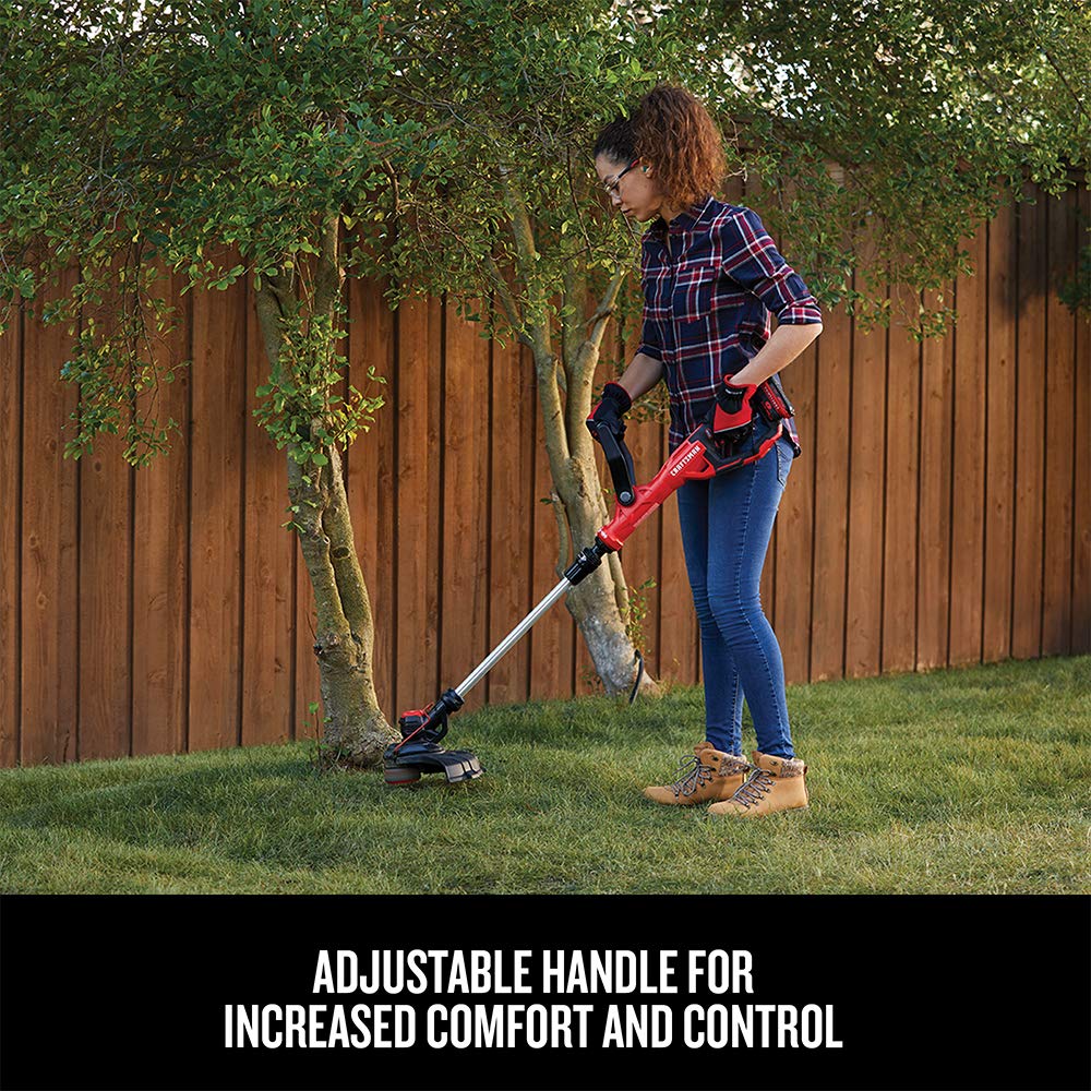 CRAFTSMAN V20 two-speed settings balance power and runtime.