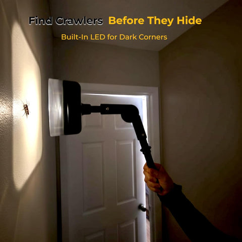 Crawler Buster compact indoor design stores neatly between uses.
